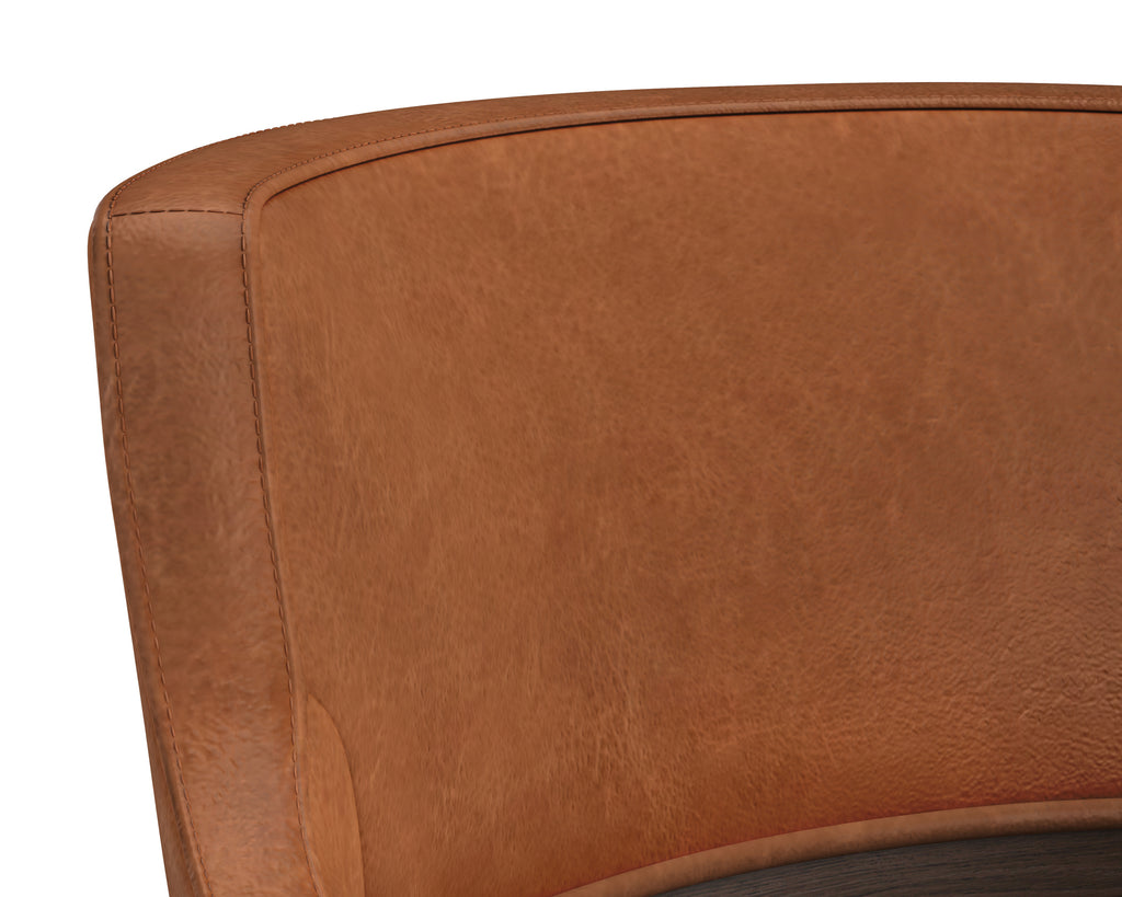 Brylea Barstool - Brown - Shalimar Tobacco Leather | Sunpan Furniture - 110516