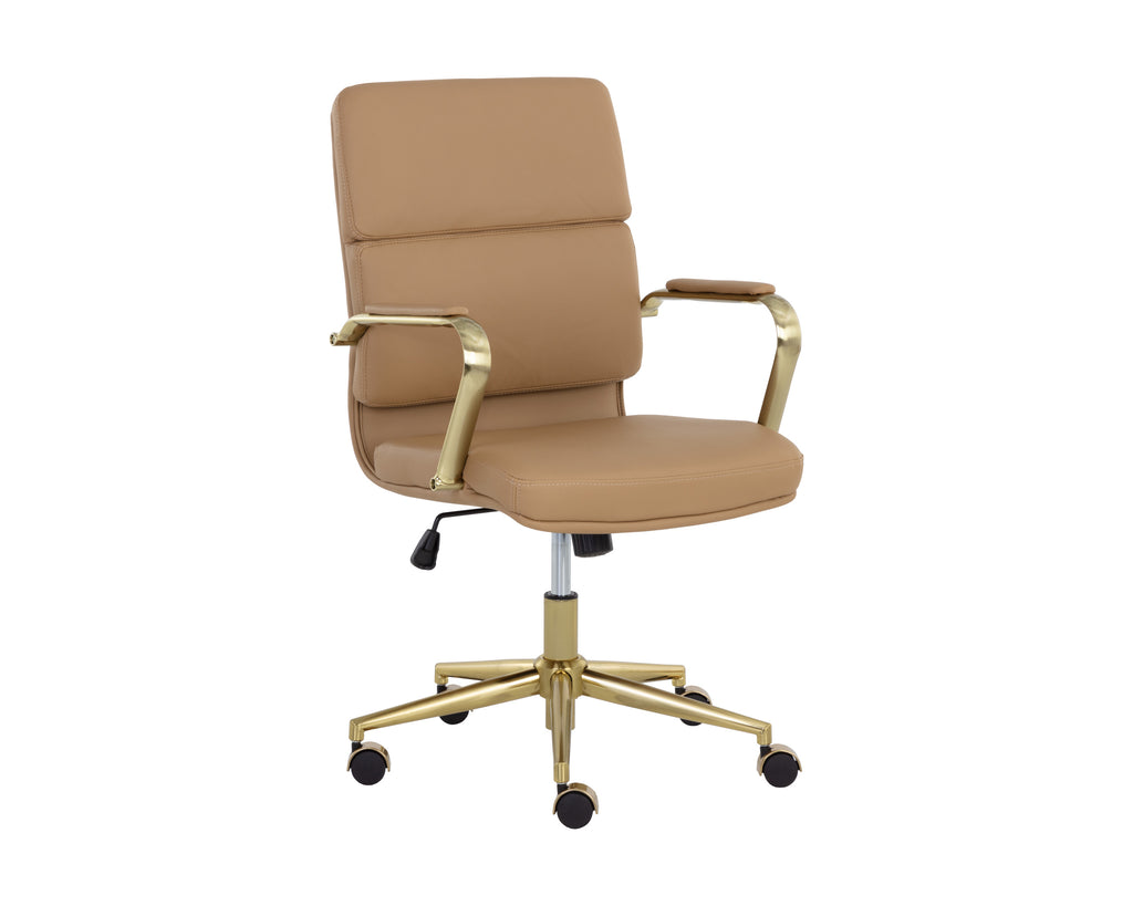 Kleo Office Chair - Tan | Sunpan Furniture - 107980