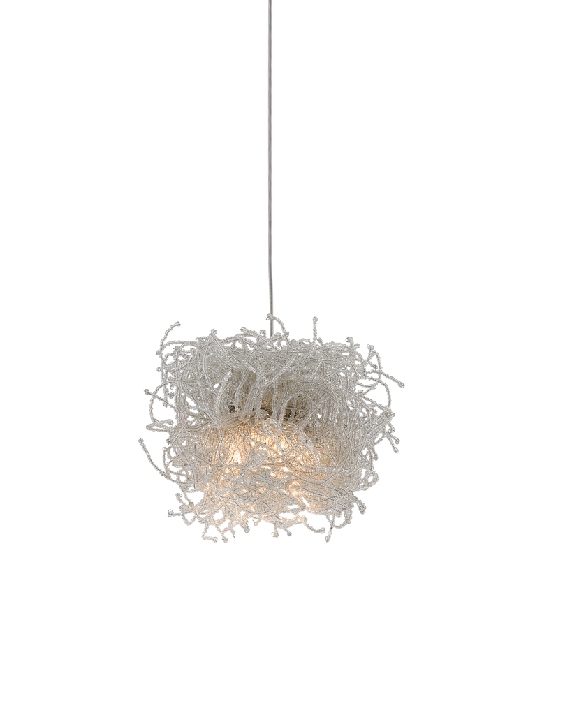 Currey & Co Birds Nest 1-Light Round Multi-Drop Pendant | 9000-0695