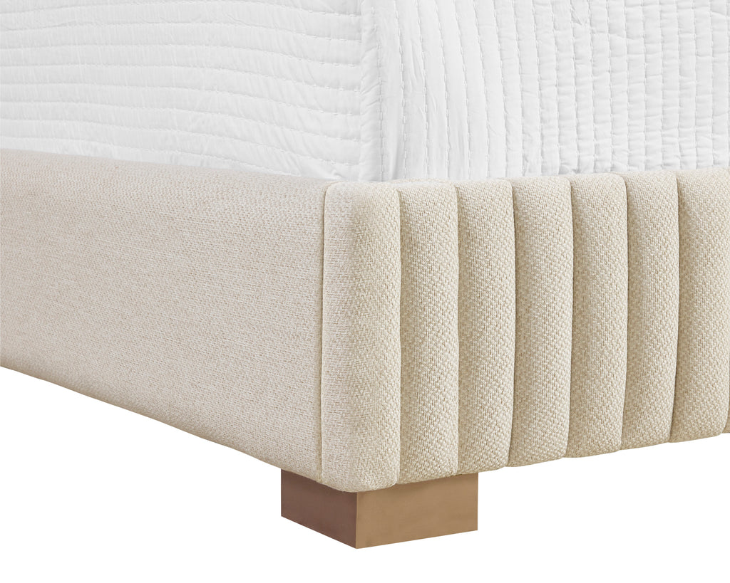 Tarrant Bed - King - Monument Oatmeal | Sunpan Furniture - 110987