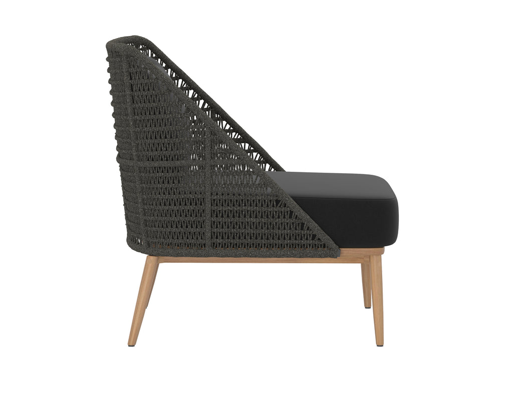 Andria Lounge Chair - Arashi Black | Sunpan Furniture - 110962