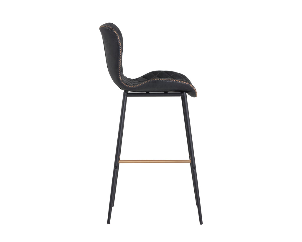 Lyla Barstool - Antique Black | Sunpan Furniture - 104031