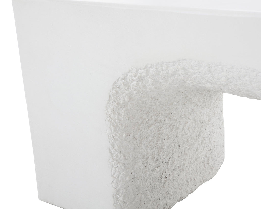 Soma Bench - White | Sunpan Furniture - 110445