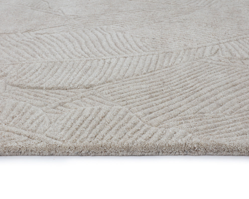 Calathea Hand-Tufted Rug - Oatmeal - 10' X 14' | Sunpan Furniture - 109364