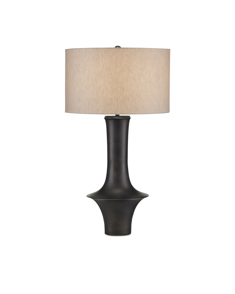 Currey & Co Silvestri Black Table Lamp | 6000-0888