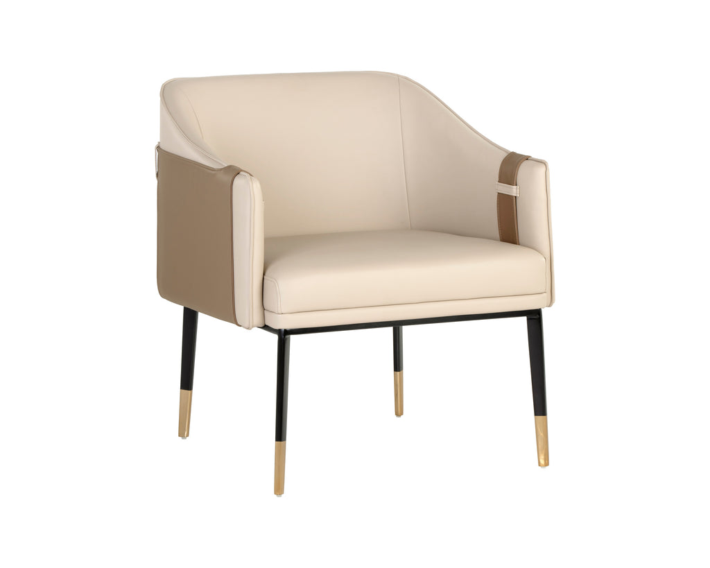 Carter Lounge Chair - Napa Beige / Napa Tan | Sunpan Furniture - 106724