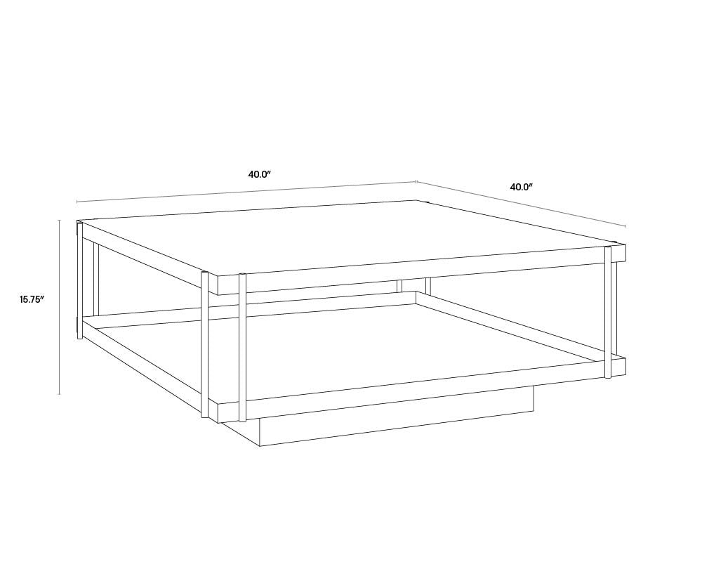 Finch Coffee Table | Sunpan Furniture - 104124