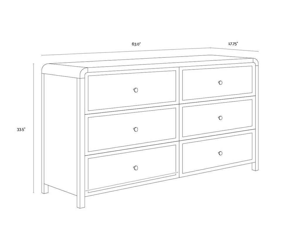 Tierra Dresser - Small | Sunpan Furniture - 110429