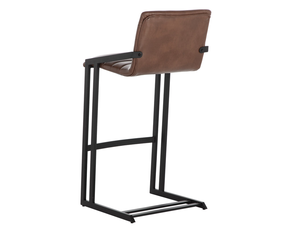 Webber Barstool - Bravo Cognac | Sunpan Furniture - 110243