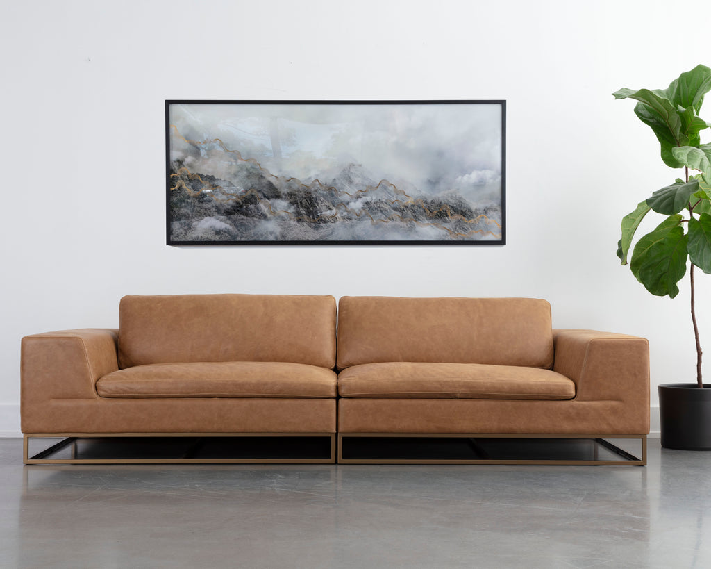 Ira Sofa - Camel Leather | Sunpan Furniture - 111478