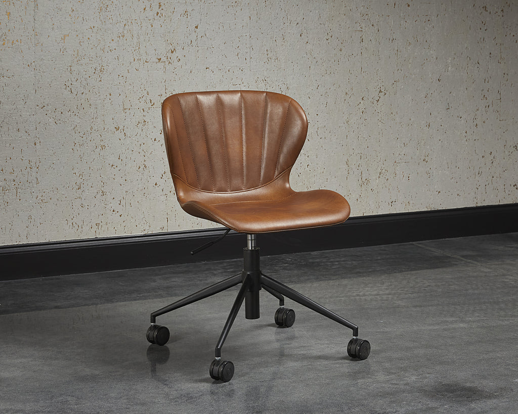 Arabella Office Chair - Bravo Cognac | Sunpan Furniture - 104793