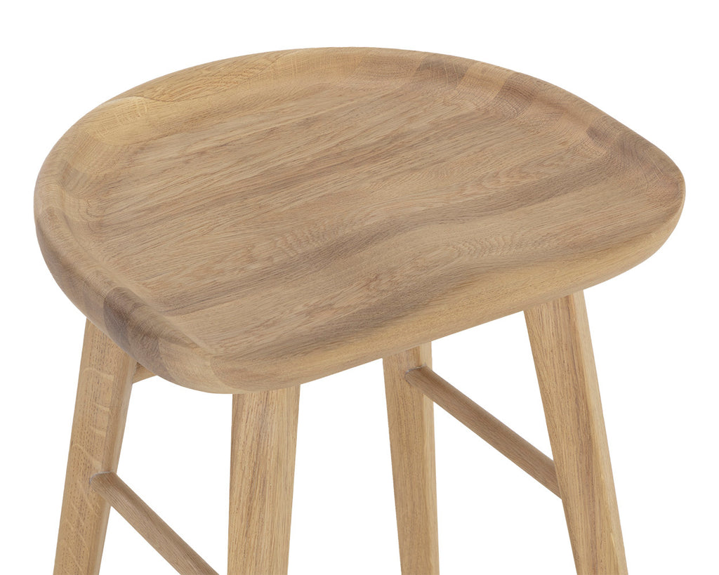 Dominic Counter Stool - Light Oak | Sunpan Furniture - 110044