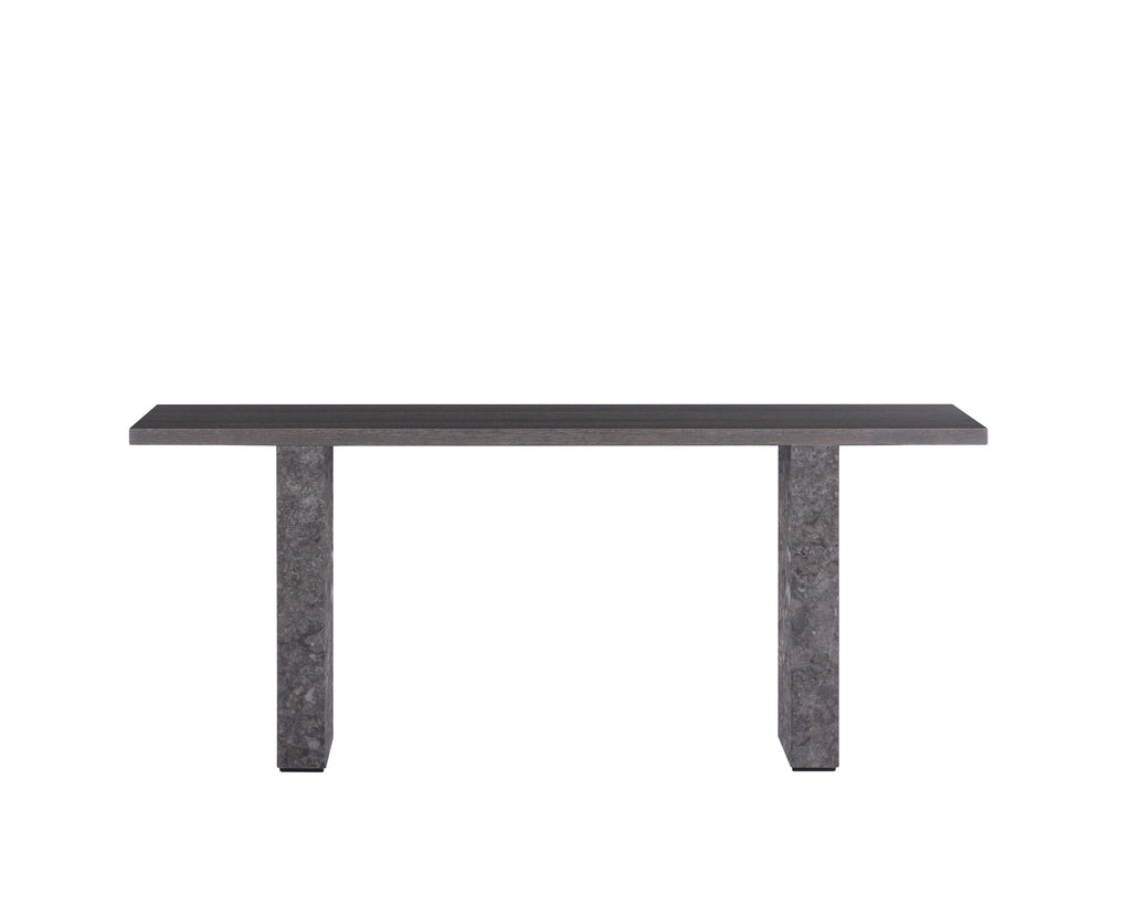 Rebel Console Table - Grey Marble / Charcoal Grey | Sunpan Furniture - 106828