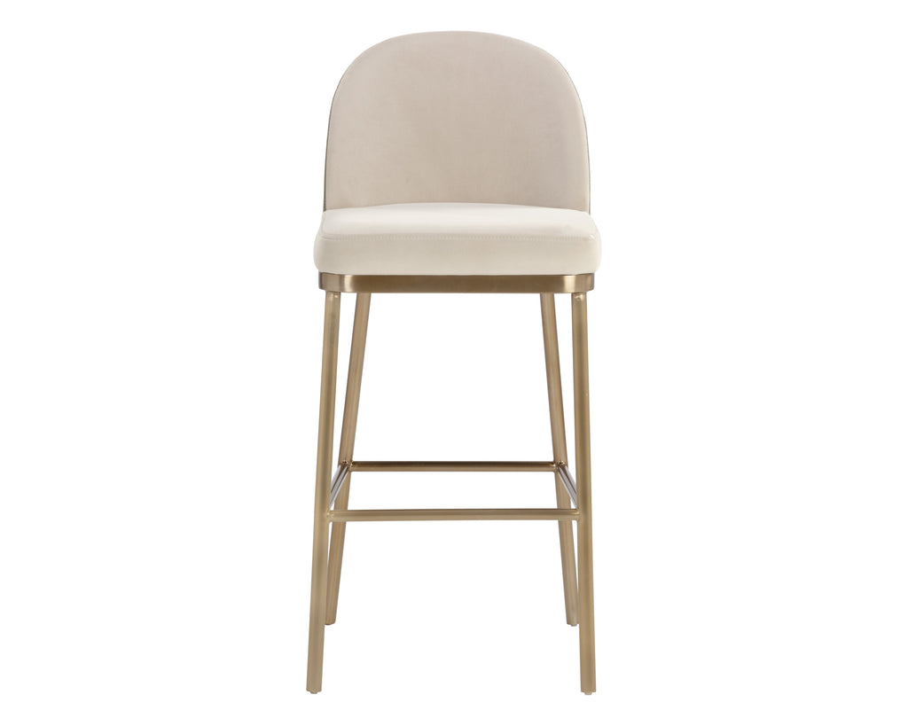 Lavania Barstool - Meg Taupe / Porcini Taupe | Sunpan Furniture - 111644