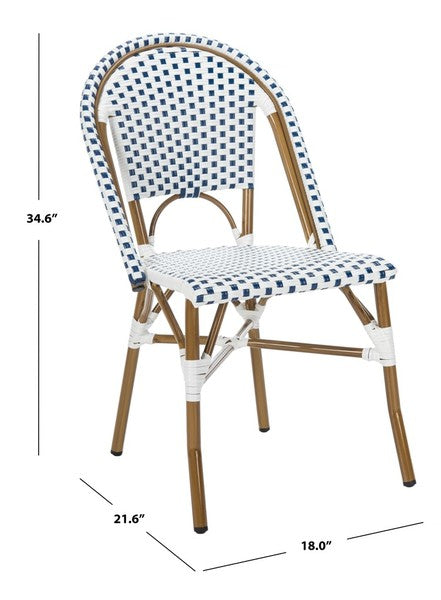 Safavieh Salcha Indoor Outdoor French Bistro Side Chair, FOX5210J