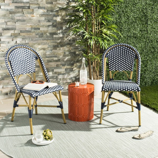 Safavieh Salcha Indoor Outdoor French Bistro Side Chair, FOX5210J