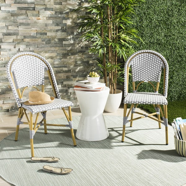 Safavieh Salcha Indoor Outdoor French Bistro Side Chair, FOX5210J