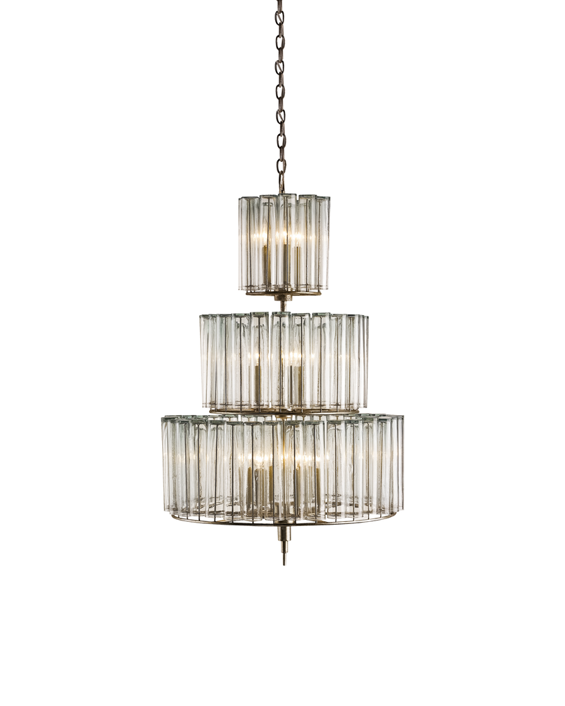 Currey & Co Bevilacqua Medium Glass Chandelier | 9309