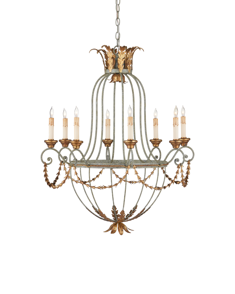 Currey & Co Elegance Chandelier | 9948