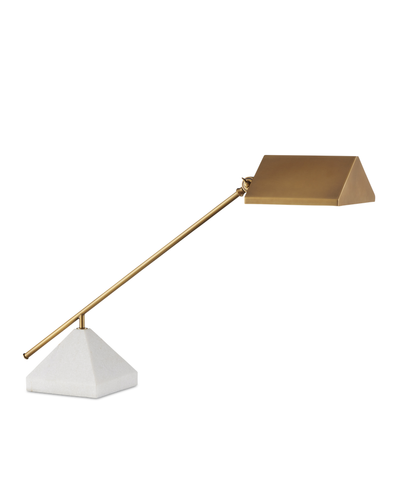 Currey & Co Repertoire Brass Desk Lamp | 6000-0875