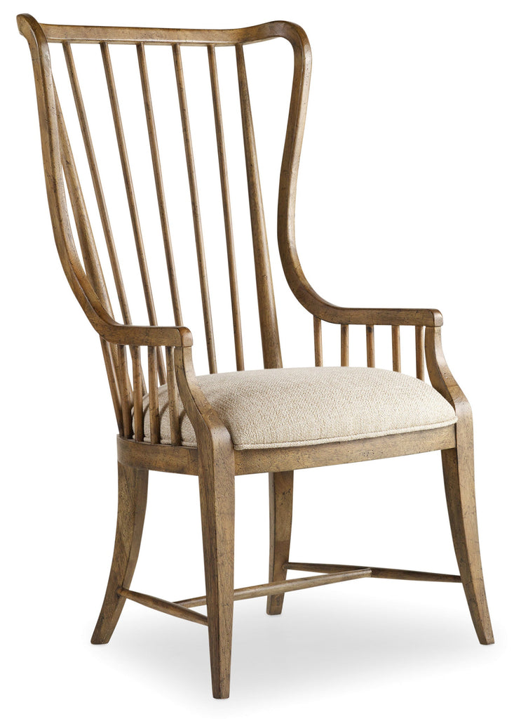 Sanctuary Tall Spindle Arm Chair - Hooker Furniture - 5401-75400