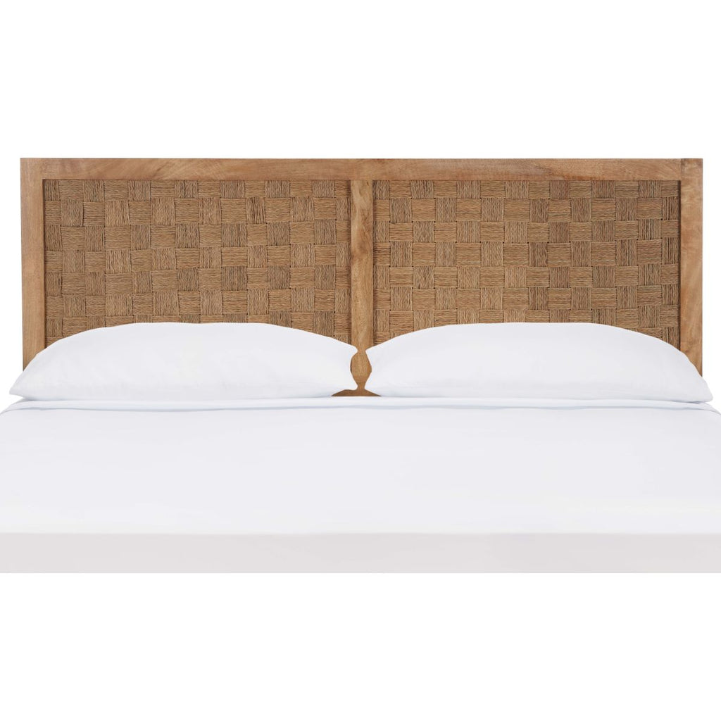 Safavieh Halvor King Headboard, Natural