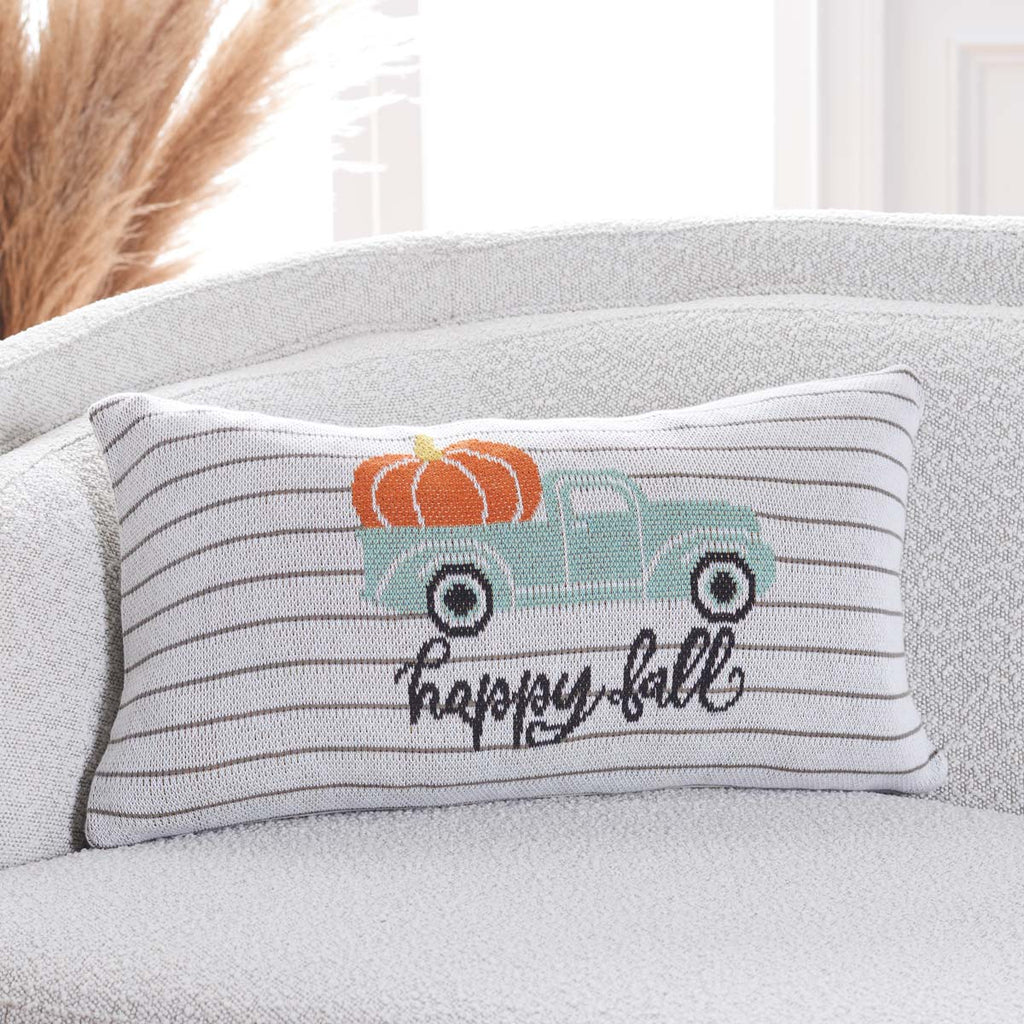 Safavieh Pumpkin Truck Pillow