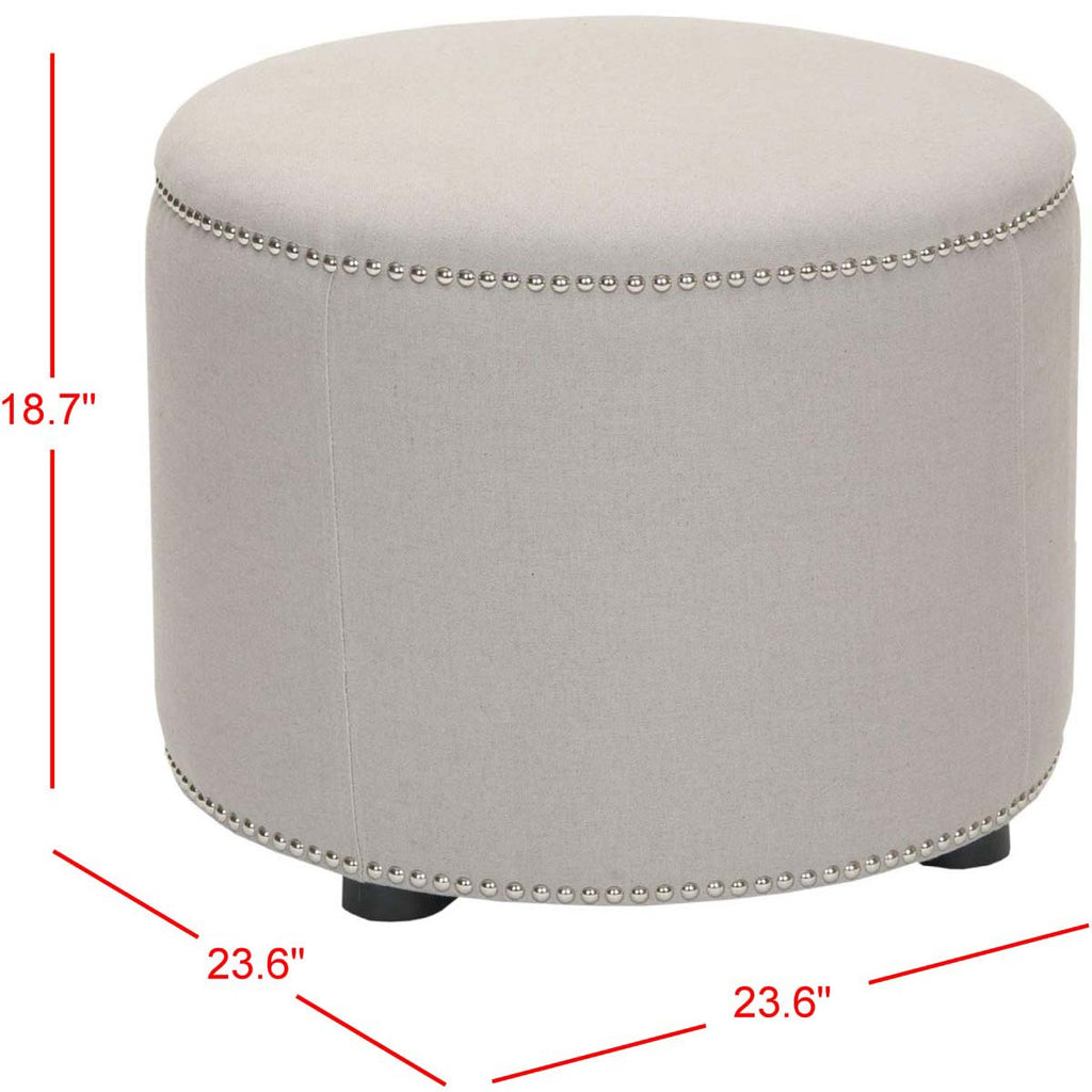 Safavieh Hogan Ottoman - Taupe