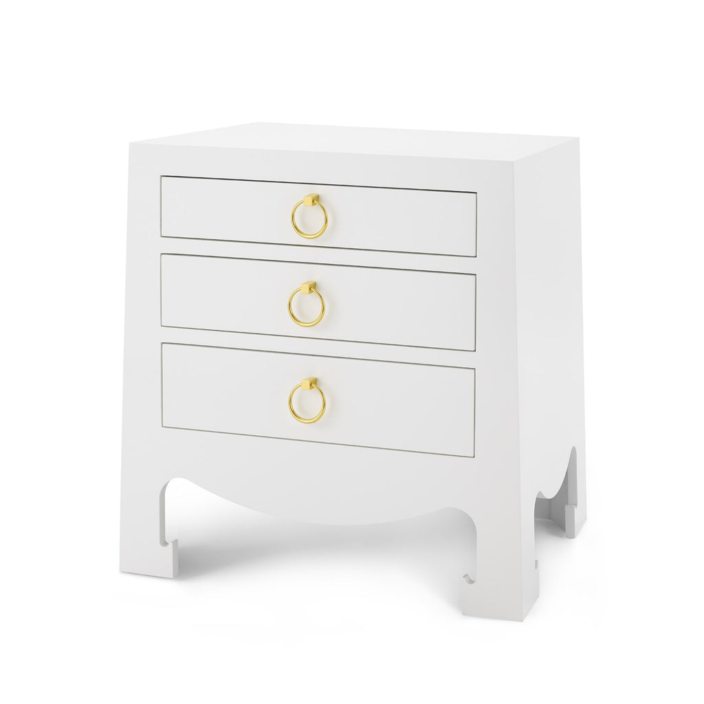 Jacqui 3-Drawer Side  Table | Villa & House  - JAC-130-09