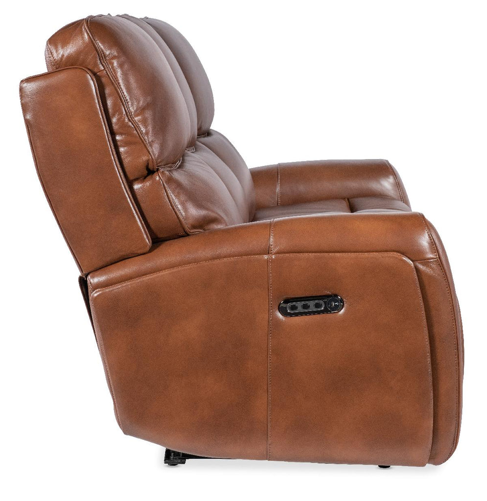 Crosby Zero Gravity Power Sofa with Power Headrest and Lumbar | Hooker Furniture - SS741-PHZL3-080