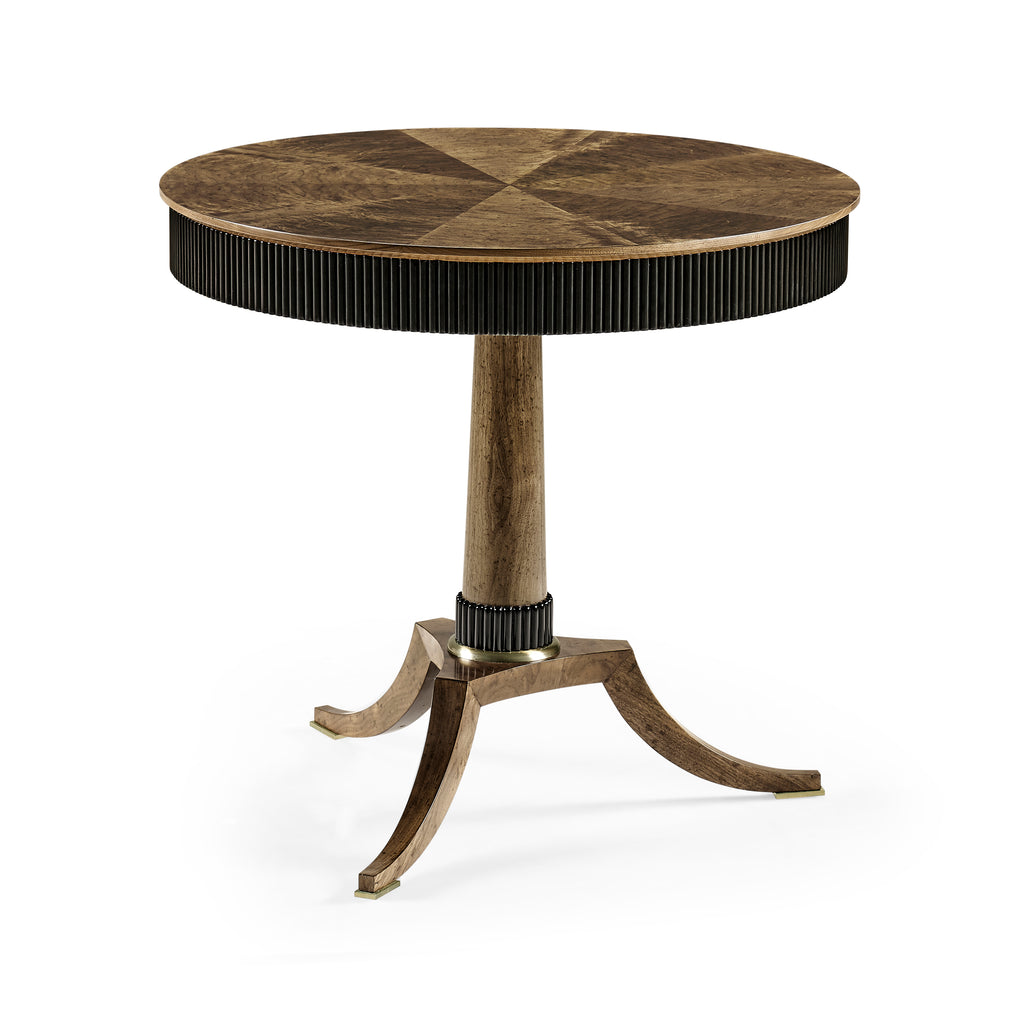 Barcelona Round Lamp Table | Jonathan Charles - 496067-WBA