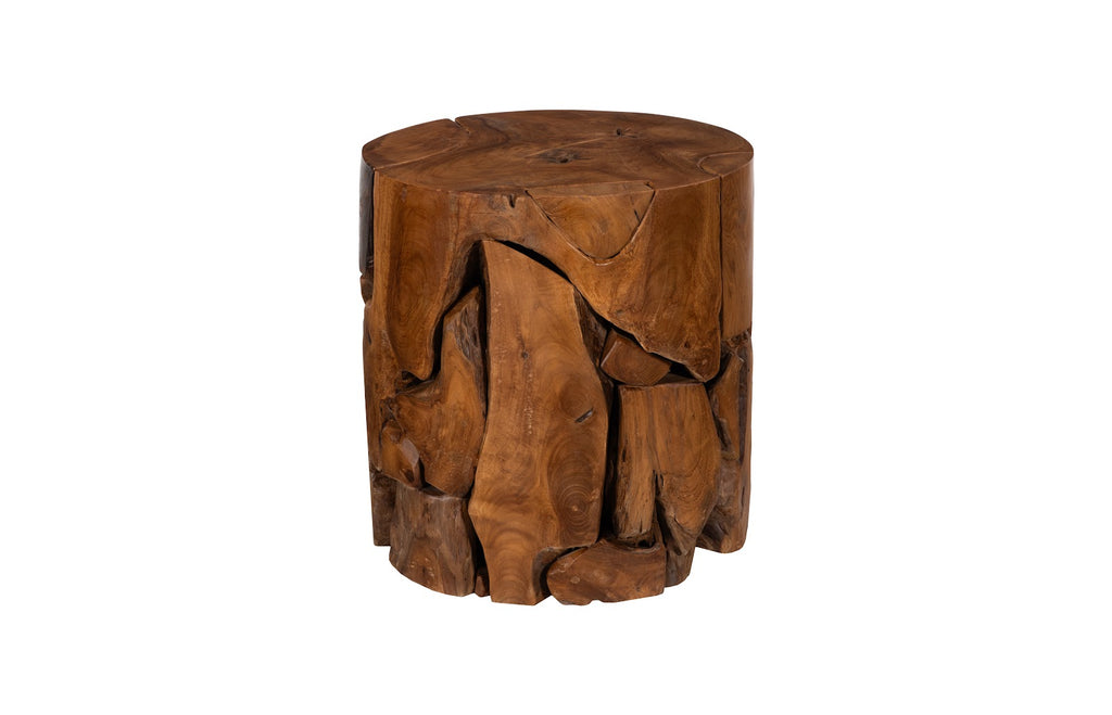 Teak Chunk Stool, Round | Phillips Collection - ID65141