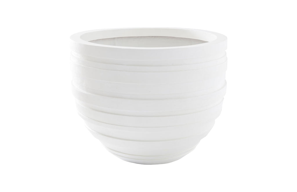 June Planter, White, Lg | Phillips Collection - PH100215