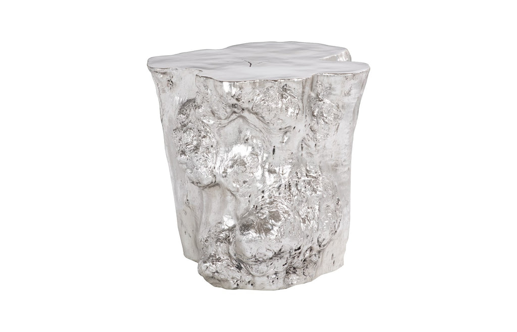 Log Side Table, Silver Leaf | Phillips Collection - PH56281