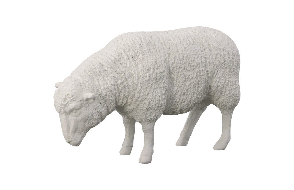 Sheep Sculpture, Gel Coat White | Phillips Collection - PH109682