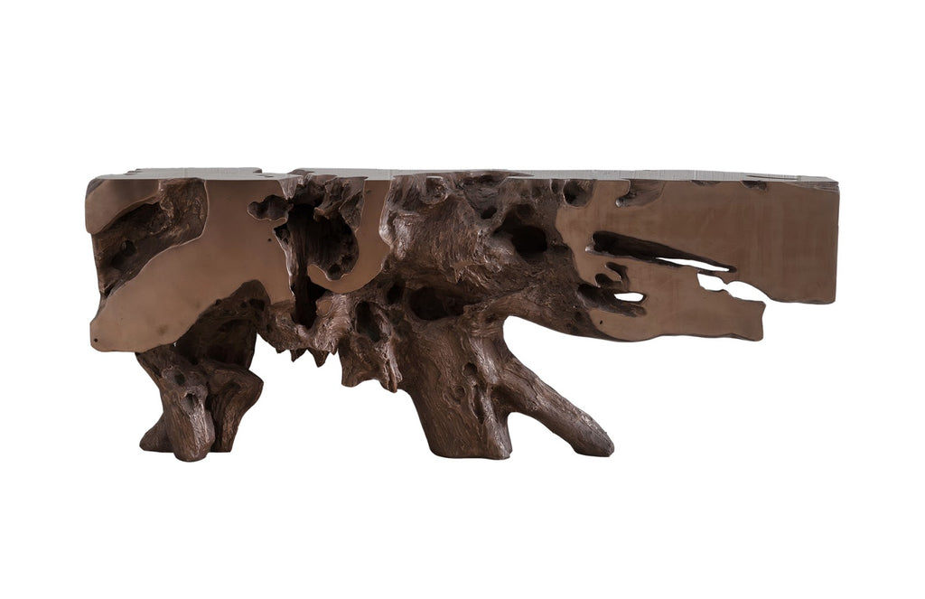 Freeform Console Table, Polished Bronze | Phillips Collection - PH59420