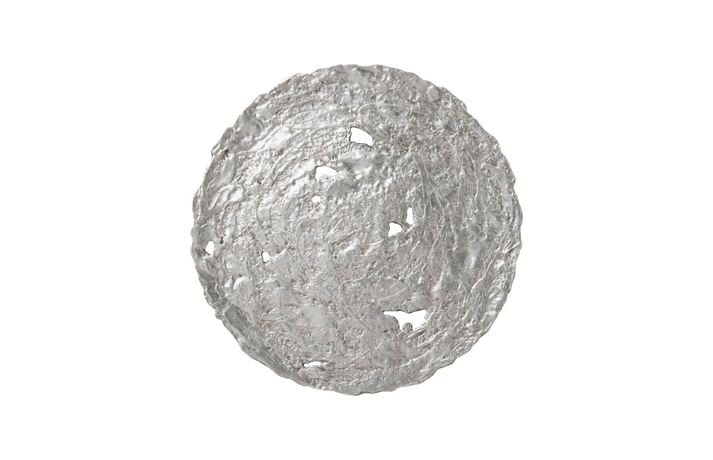 Molten Wall Disc, Medium, Silver Leaf | Phillips Collection - PH83139