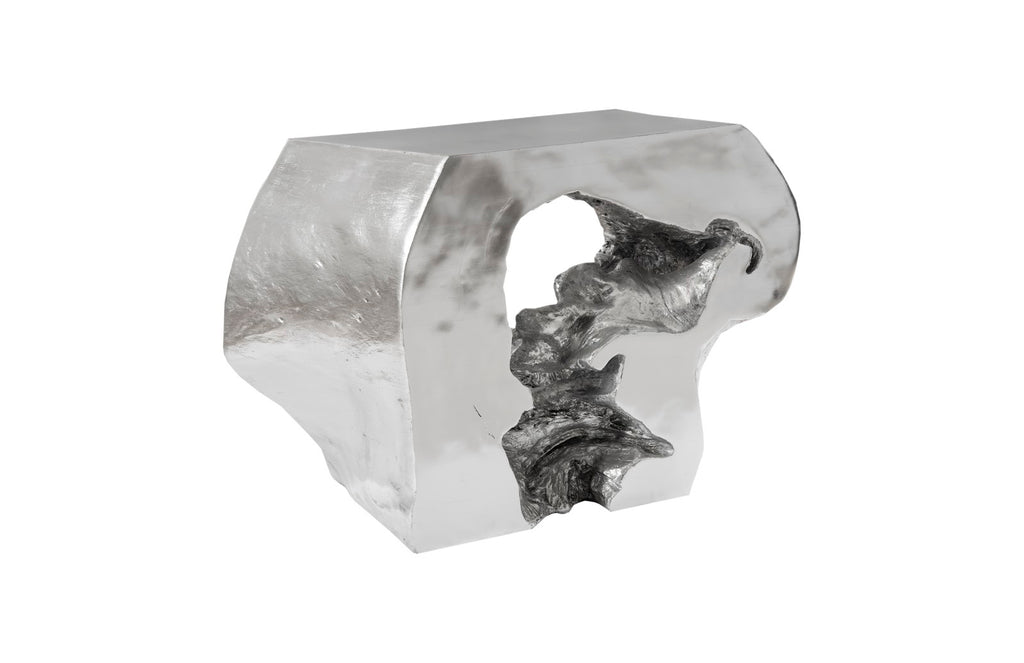 Plateada Hollow Console, Silver Leaf | Phillips Collection - PH64208