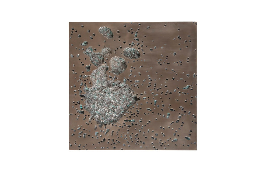 Splotch Wall Art, Square, Bronze Finish | Phillips Collection - PH102203