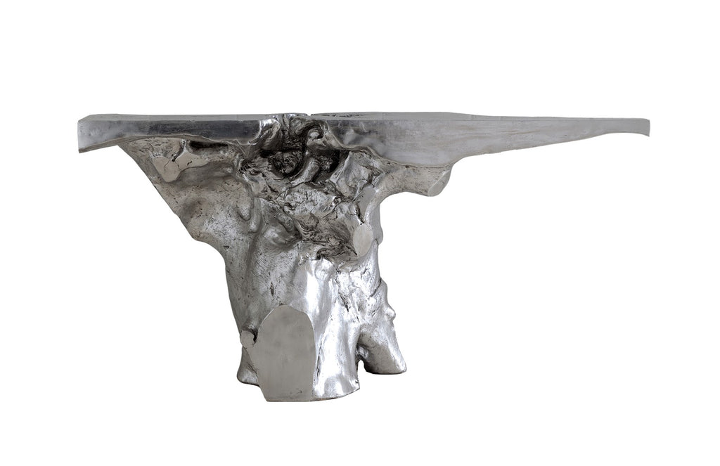 Crown Console Table, Silver Leaf | Phillips Collection - PH64209