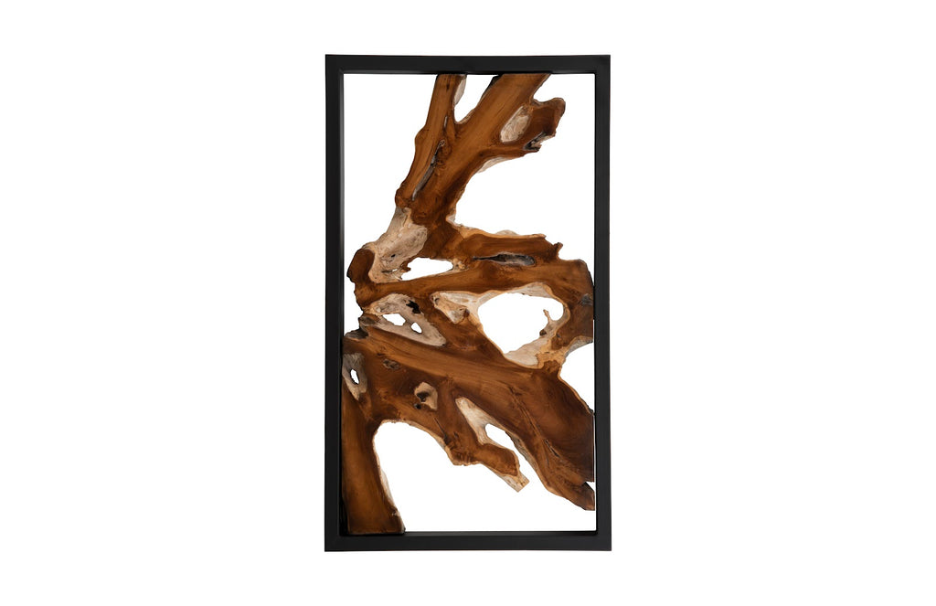 Framed Root Wall Art, Rectangle, Black | Phillips Collection - ID102149