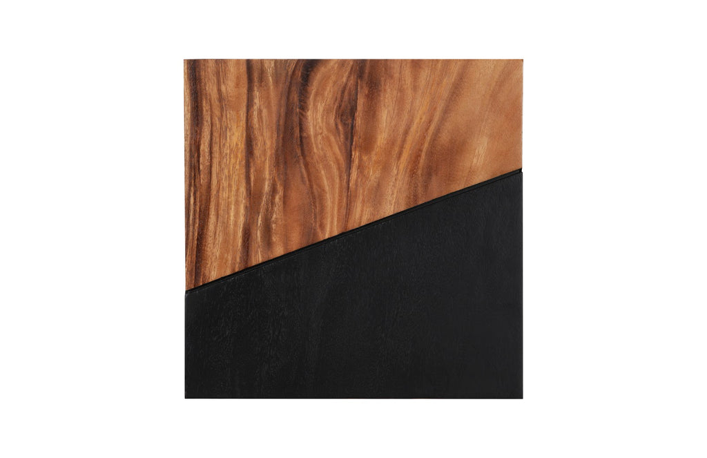 Geometry Wood Wall Tiles, Chamcha Wood, Natural, Black | Phillips Collection - TH99989