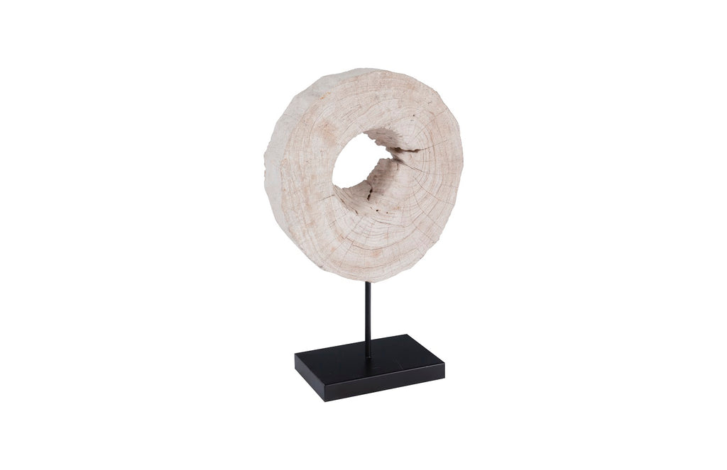 Eroded Wood Circle Sculpture On Stand , Assorted | Phillips Collection - ID102141