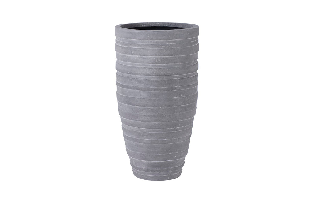 June Slim Planter, Raw Gray, Md | Phillips Collection - PH103538