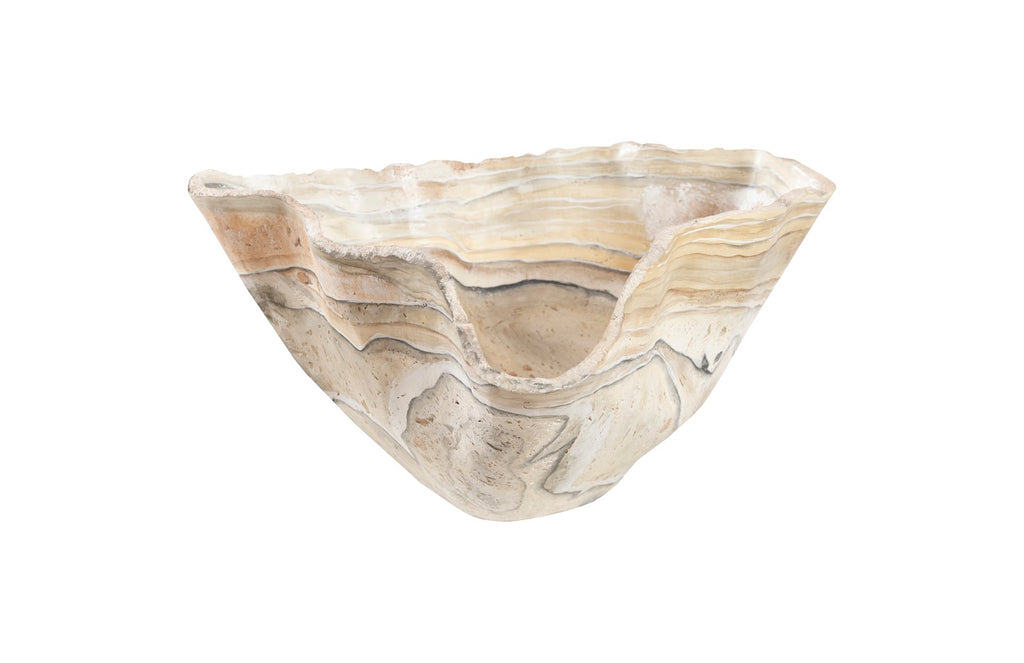 Cast Onyx Bowl, Faux Finish, Large | Phillips Collection - PH103723