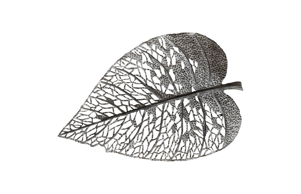 Birch Leaf Wall Art, Silver, Lg | Phillips Collection - TH108526