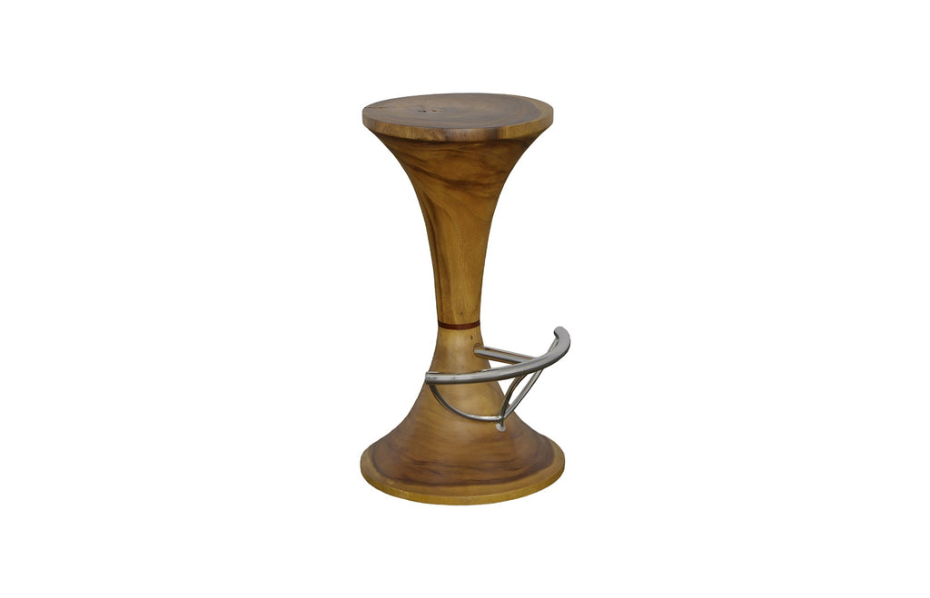 Marley Bar Stool, Chamcha Wood , Natural | Phillips Collection - TH112229