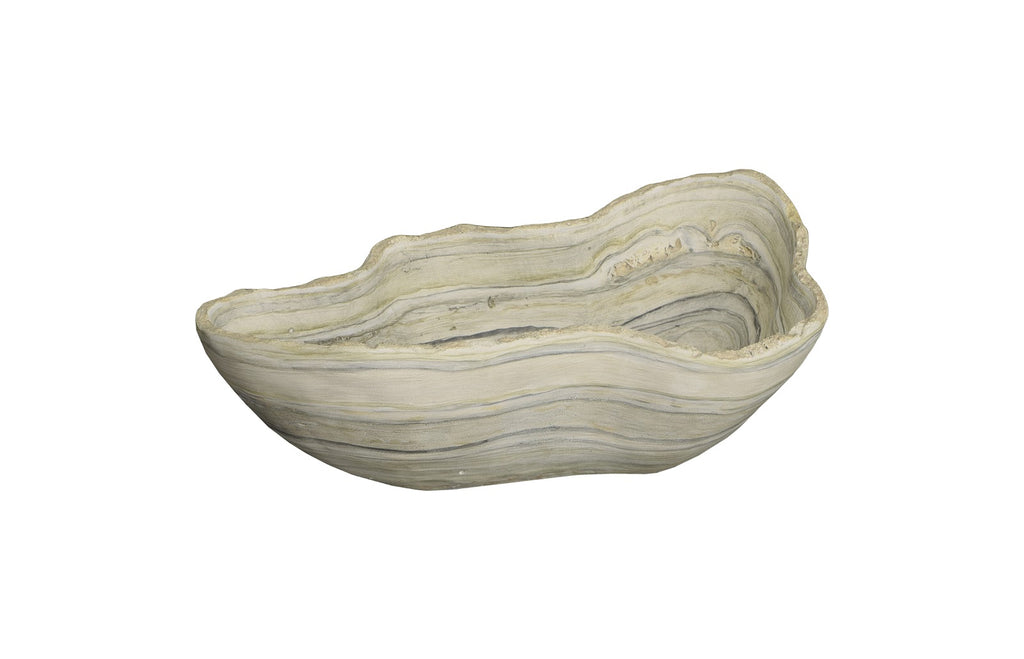 Cast Gray Onyx Bowl, Faux Finish, Small | Phillips Collection - PH106688