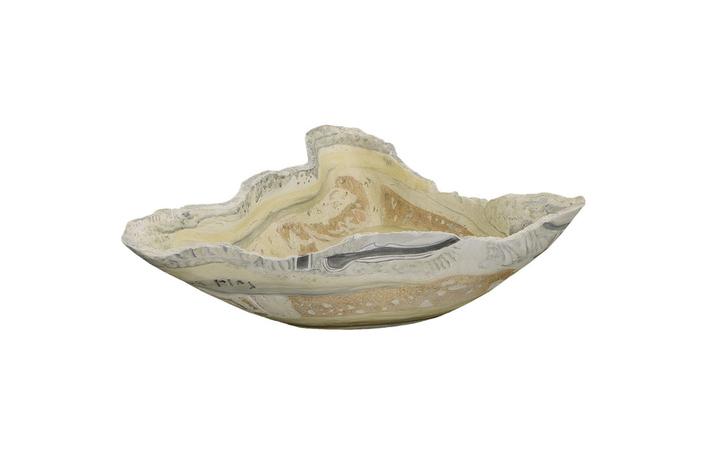 Cast Onyx Bowl, Faux Finish, Medium | Phillips Collection - PH106695