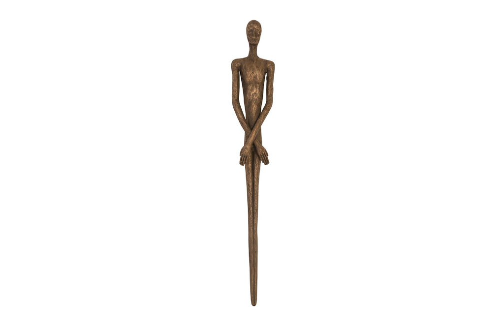 Lloyd Wall Sculpture, Resin, Bronze Finish | Phillips Collection - PH95571